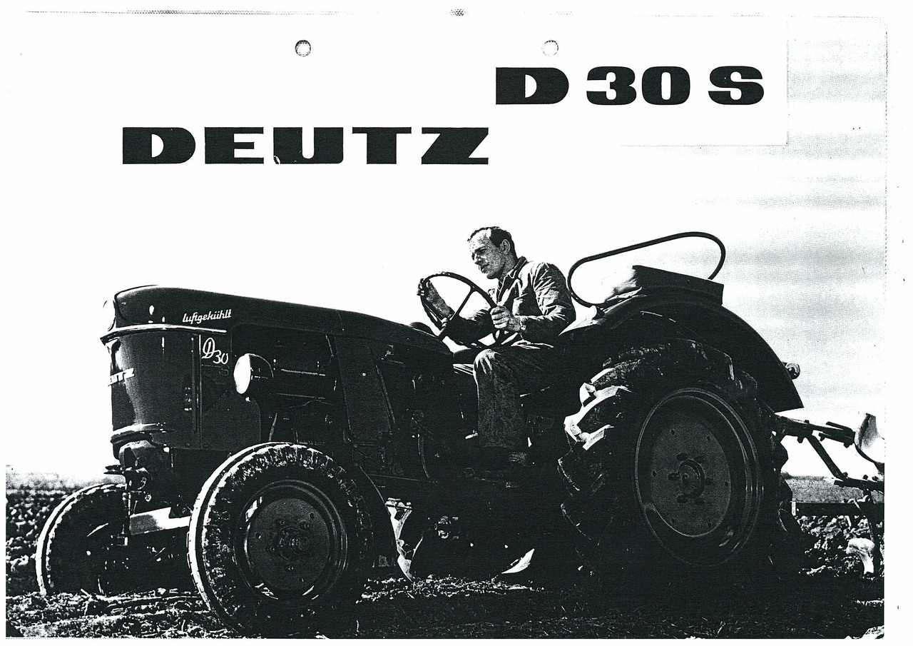 Deutz D30S Traktor (Quelle: SDF Archiv)