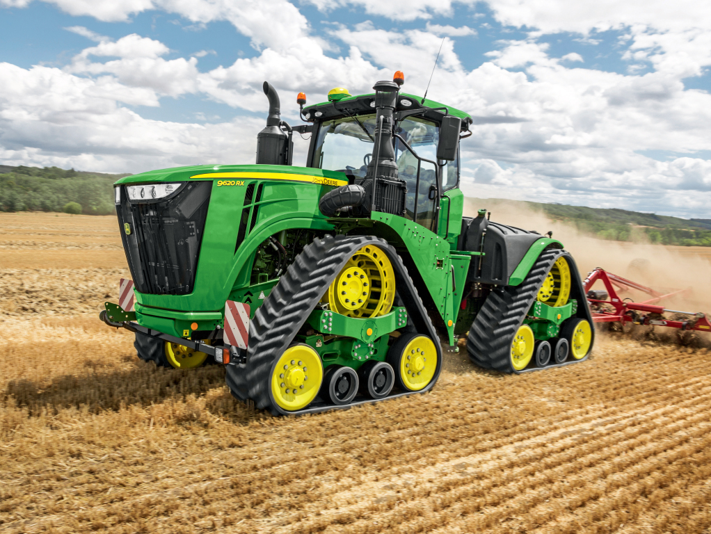 John Deere 9620RX Raupentraktor mit Knicklenkung (Quelle: John Deere)