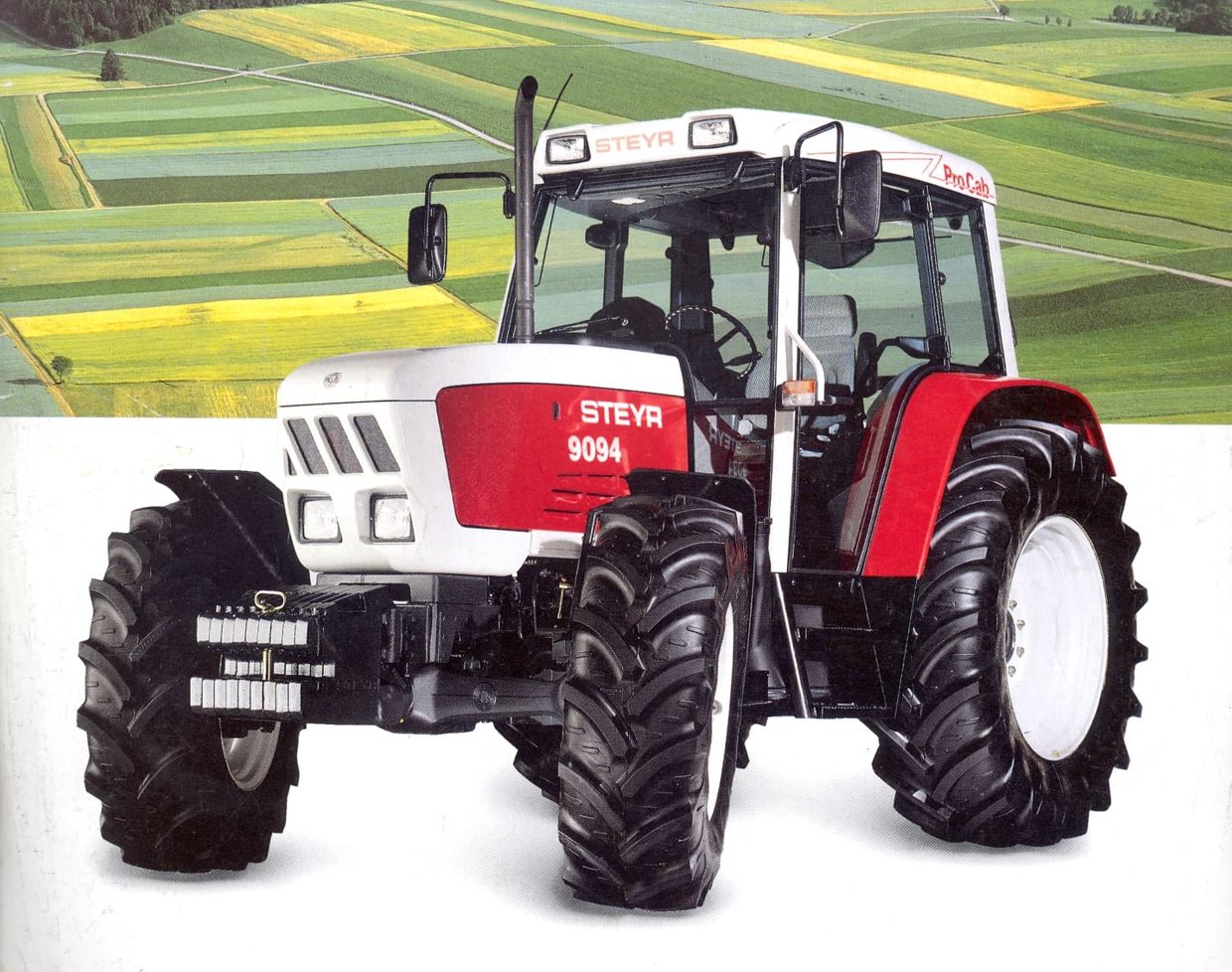 Steyr 9094 Traktor mit Allradantrieb (Quelle: CNH)