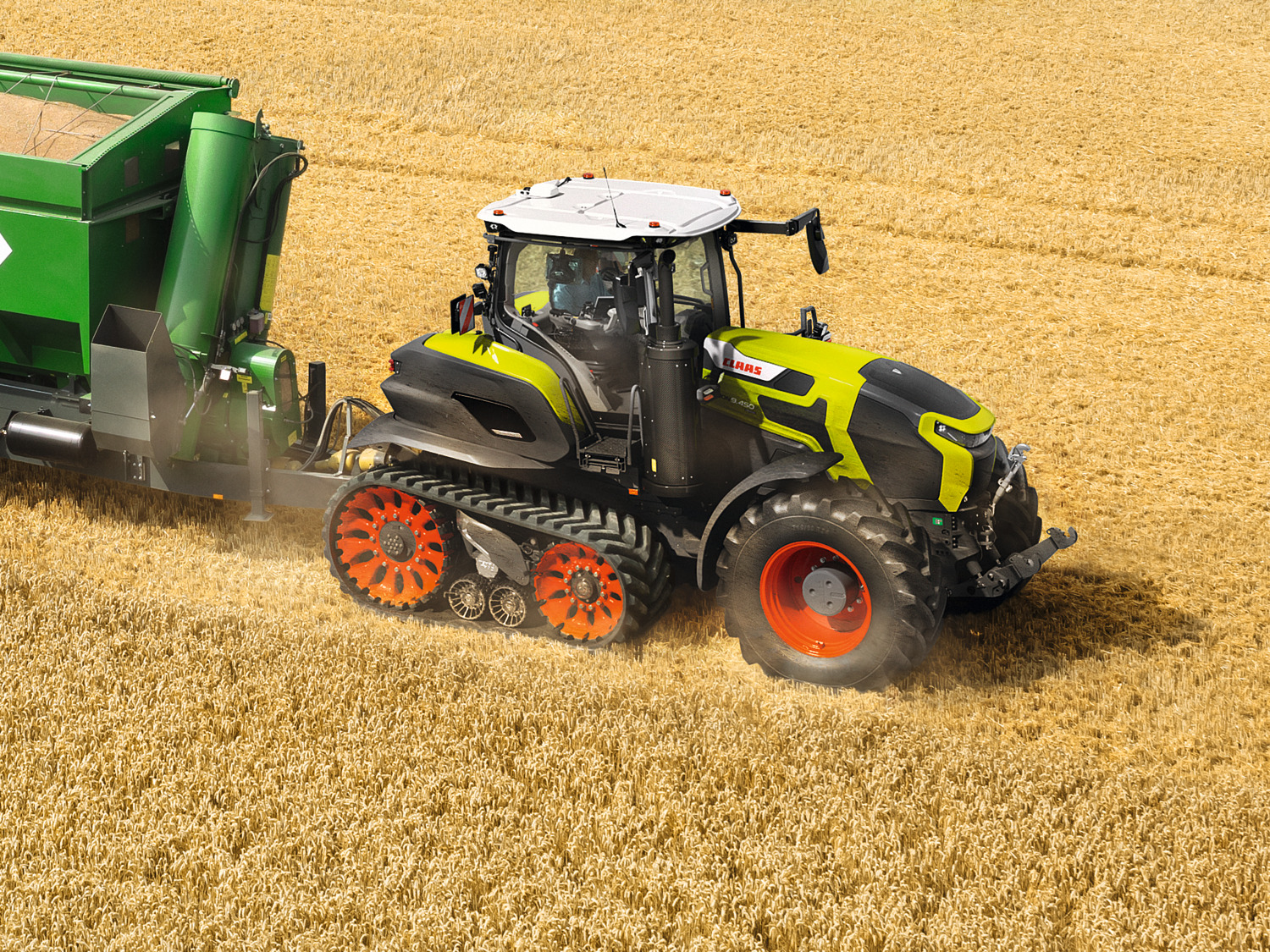 Claas Axion 9.450 TerraTrac Großtraktor (Quelle:Claas)