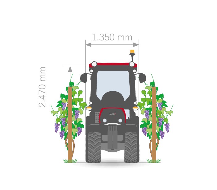 Case IH Quantum V Spezialtraktor (MY 2023) (Quelle: Case IH)