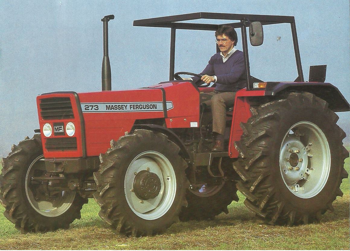 Massey Ferguson 273 mit Schutzrahmen und Allradantrieb (Quelle: AGCO)
