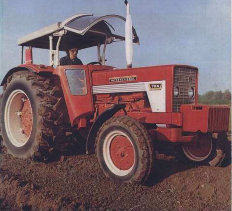 IHC McCormick 724 Traktor mit Wetterverdeck (Quelle: Hersteller)