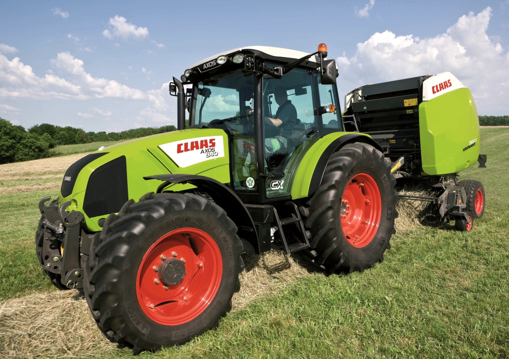 Claas Axos 340 CX Traktor (Quelle: Claas)