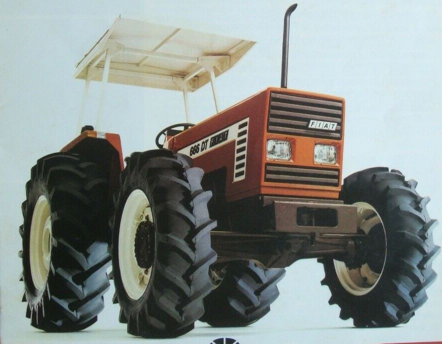Fiat 666 DT Allradtraktor mit Sonnendach (Quelle: CNH)