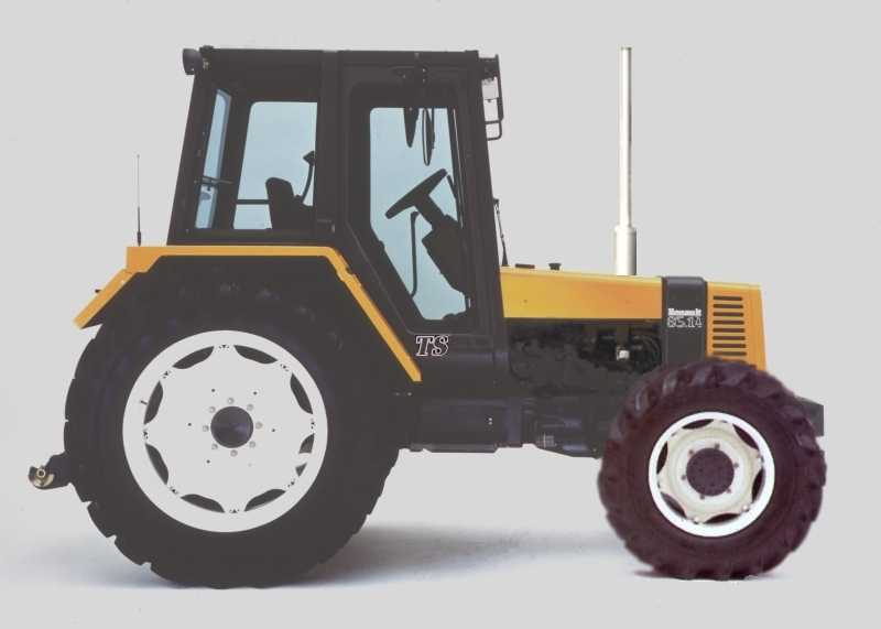 Renault 85-14TS Allrad-Traktor mit Kabine (Quelle: Claas)