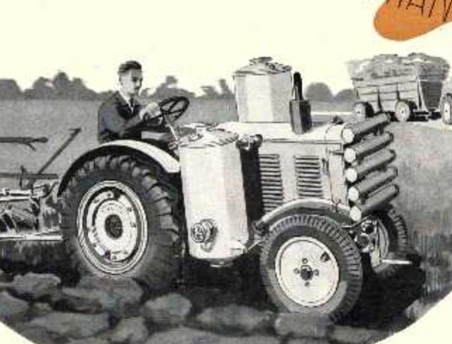 Renault Typ AFVH Radtraktor mit Holzgas (Quelle: Claas)
