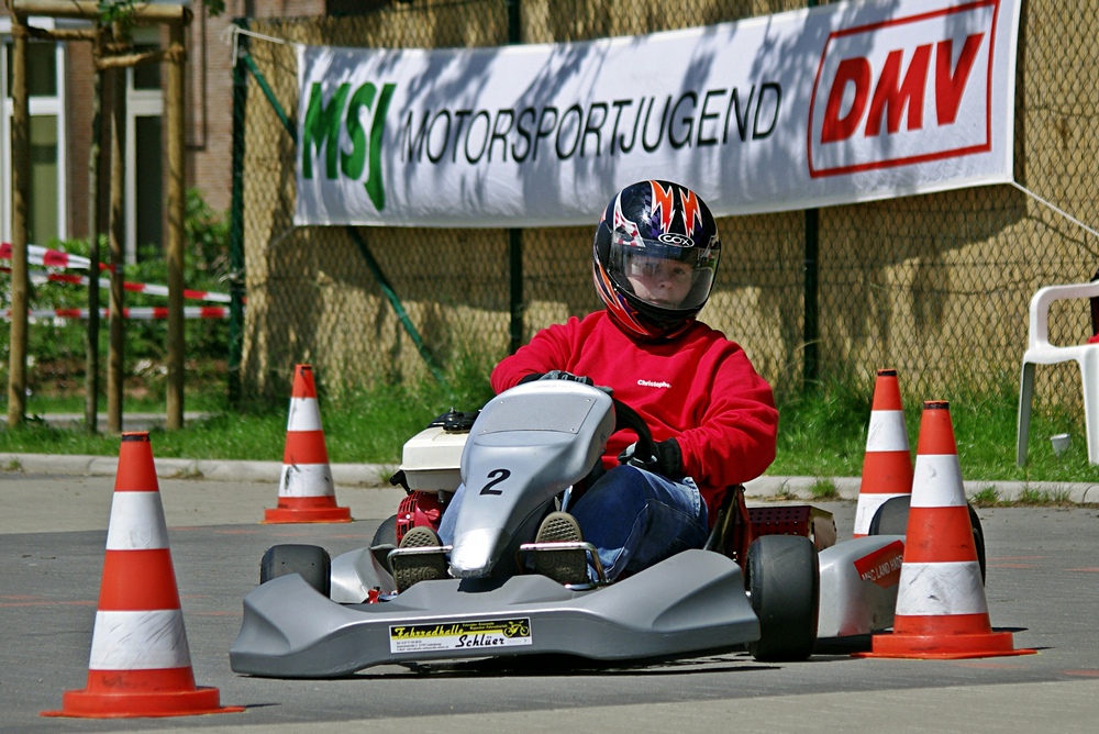 Christopher Mangels vom MSC Land Hadeln überraschte mit einem tollen 2. Platz in Klasse 3