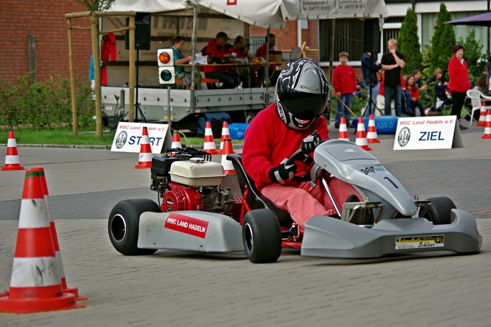 David Anderson bei einem Probelauf vor dem eigentlichen Rennen. Archivfoto vom 6. Vorlauf am 26. Juni 2011 in Cadenberge