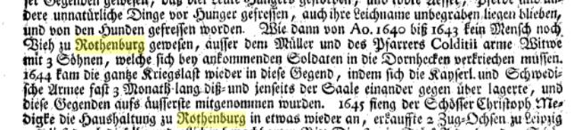 Dreyhaupt beschreibt den Hüttenort Rothenburg an der Saale nach dem 30jährigen Krieg [58] 