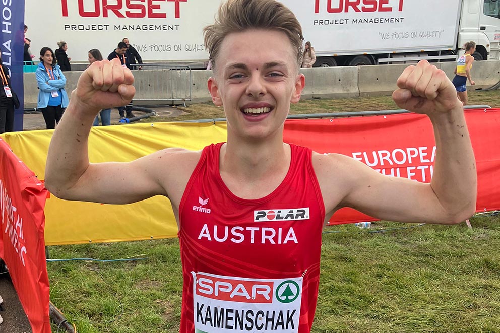 Kevin sensationell Achter bei Crosslauf EM