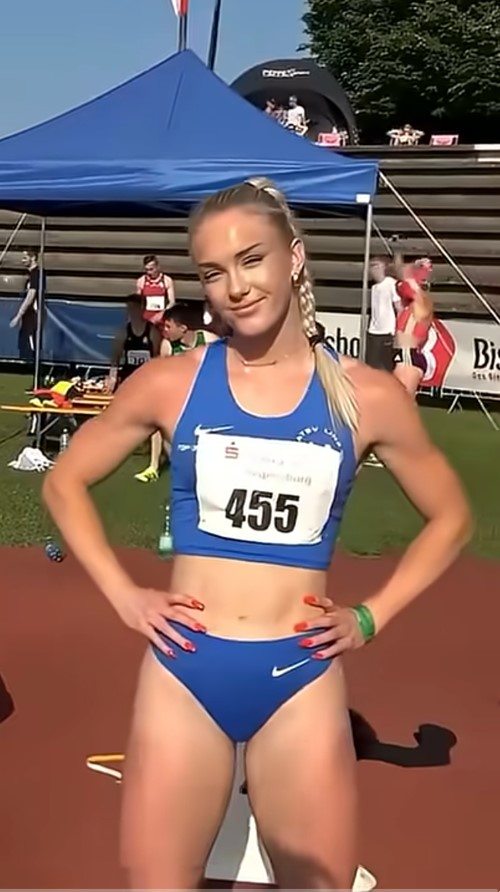 Neuer OÖ Rekord über 100m durch Patricia Brunninger bei Sparkassengala in Regensburg