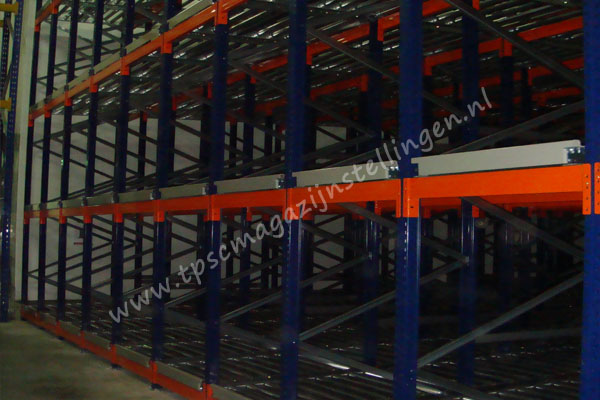 Kimer push back palletstelling