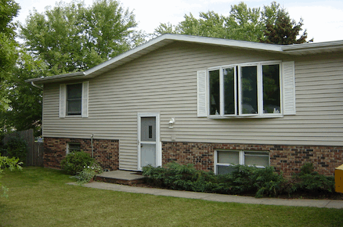 Front view from Driveway