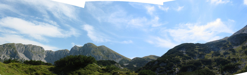 Blick über Tennengebirge, Hochkarfelder, Edelweißkogel, Tagweide