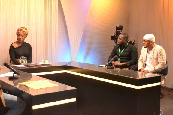 Plateau TV à abdijan en AOÛT 2014 