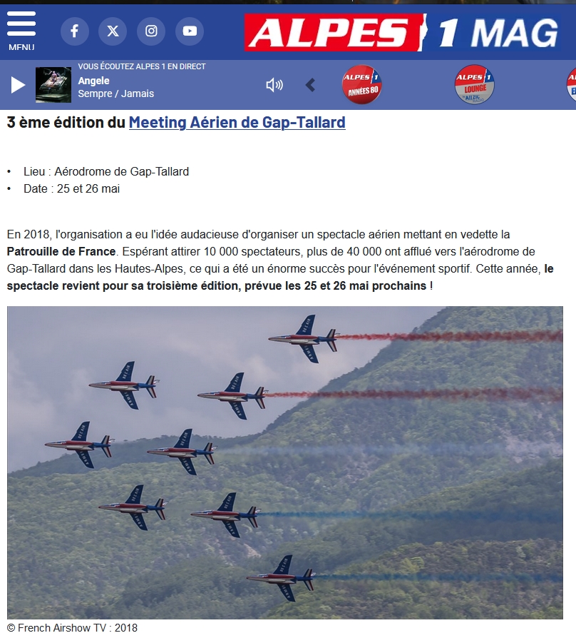 Alpes 1 Mag : Patrouille de France 2024