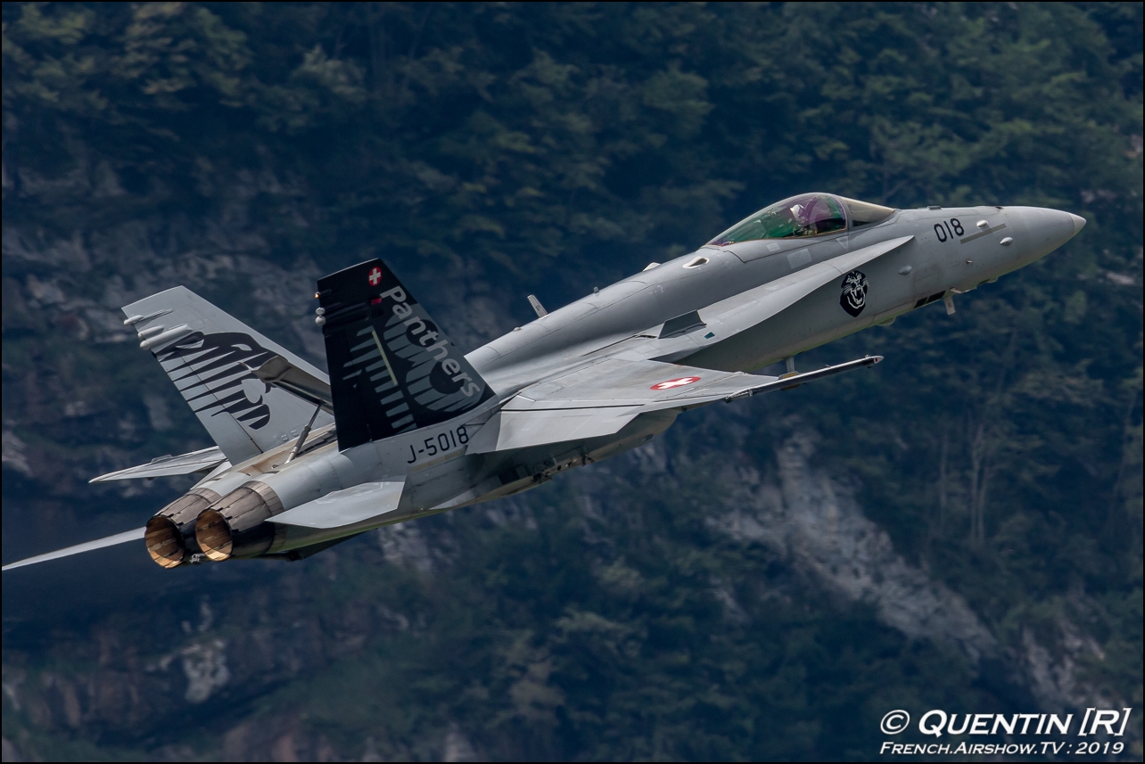 F-18 Hornet Solo Display Swiss