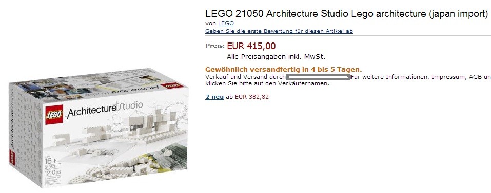 lego architecture studio price