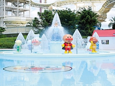 Kids can enjoy Ampanman pool Source: official website and All about