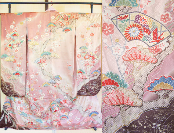 Vintage Kimono. Not easy to get the great quality one Source: Salz Kimono