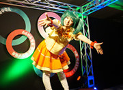 Macross cosplay event Source: Noboru Ishiguro/Kadokawa/Studio Nue/Hirakata Park