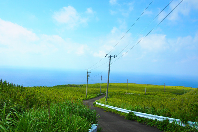 Nature on Aogashima island