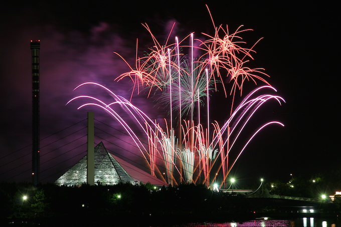 Yokohama Hakkeijima New Year Fireworks! Source: pixta