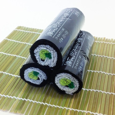 Sushi roll towel 648JPY Source: VVstore