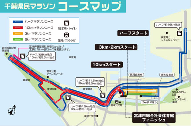 千葉県民マラソン 申込実施中 ｆｒｏｍ千葉県富津市