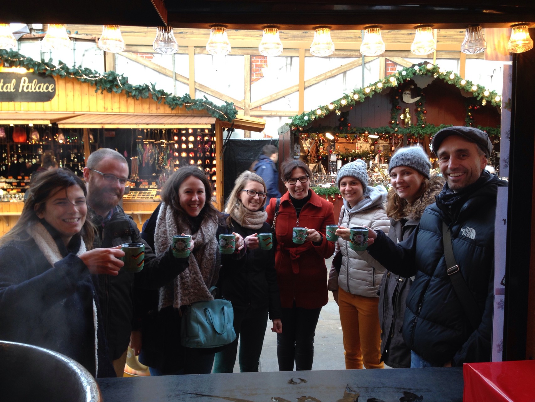 Team at christmas market 2015