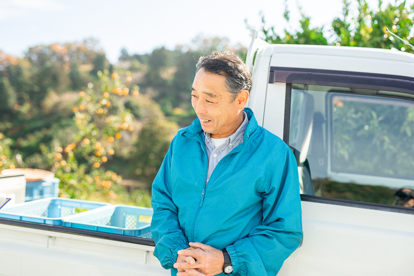 小田原みかんの今後を担っていく生産者