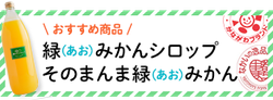 緑みかんシロップ・そのまんま緑みかん