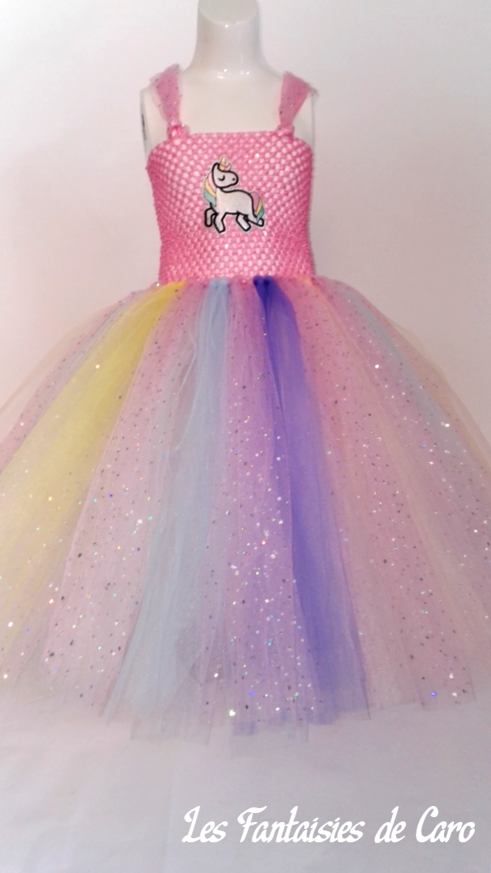 Robe tulle licorne on sale