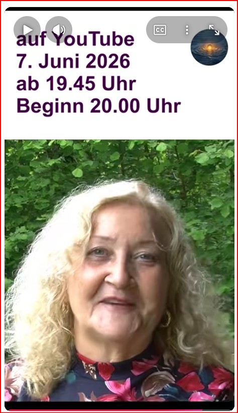 7. Juni 2026 - Weltheilungs-Meditation - machen Sie mit
