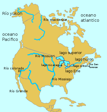 RIOS LAGOS AMERICA DEL NORTE