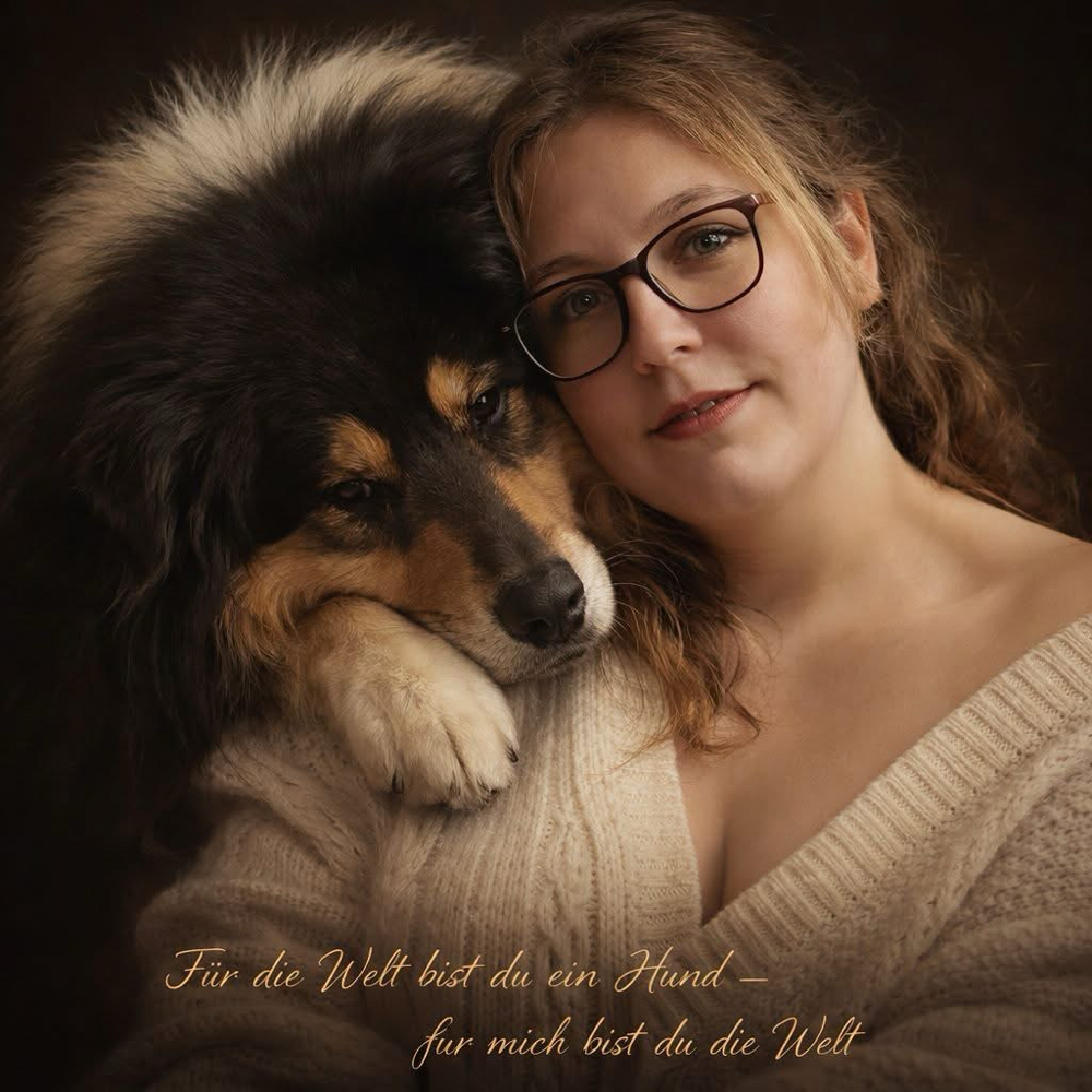 Balou (Crystal black Diamond of Burning Hill ) mit Frauchen Michelle ❤️