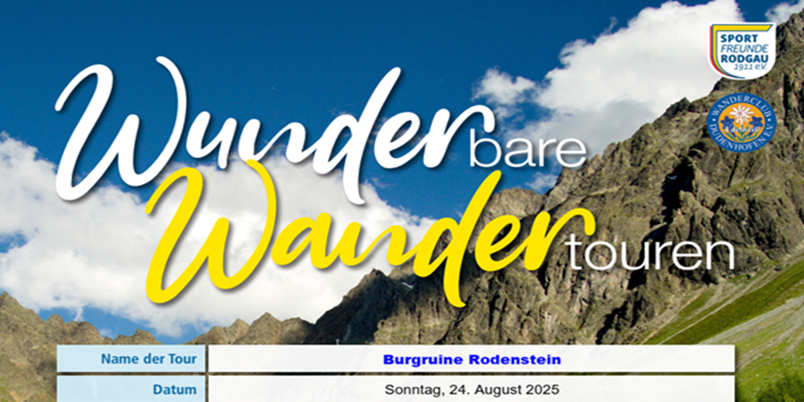 24.08.2025 WUNDEbare WANDERtouren Burgruine Rodenstein
