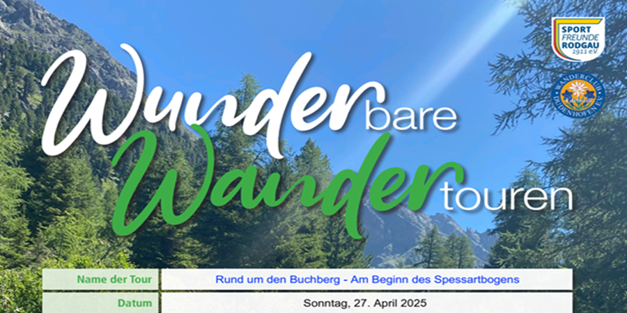 27.04.2025 WUNDERbare WANDERtouren Buchberg