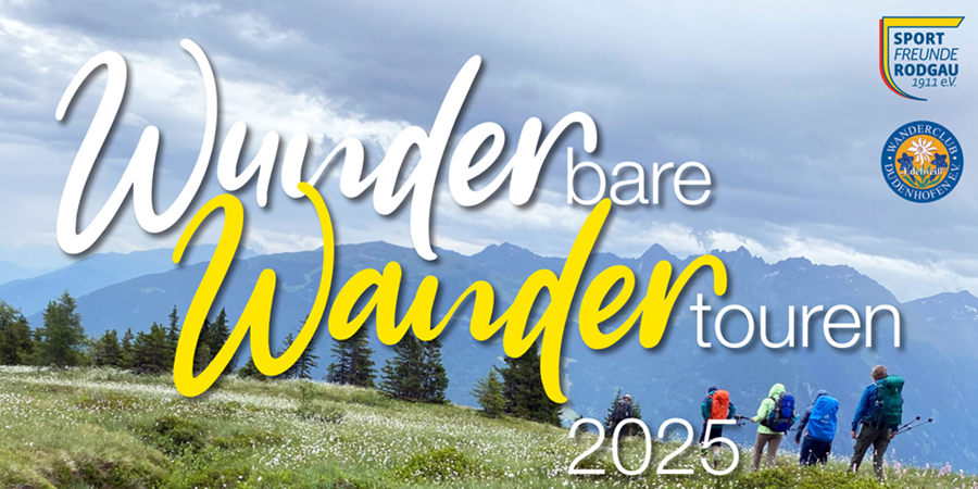 2025 Jahresplan WUNDERbare WANDERtouren
