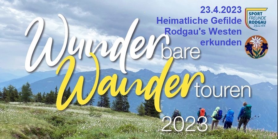 23.04.2023 WUNDERbare WANDERtour Rodgau's Westen erkunden