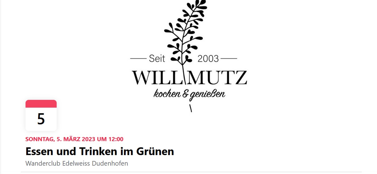 05.03.2023  Willmutz Kochen und Genießen ALLES KÄSE!