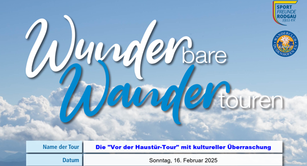 16.02.2025 WUNDERbare WANDERtourenVor der Haustür-Tour