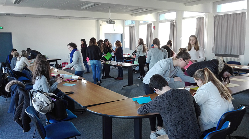 Animation d'ateliers d'écriture en lycée