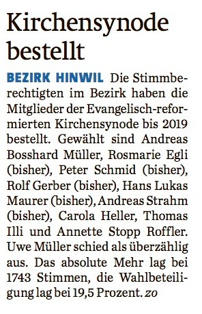 ZO vom 15. Juni 2015