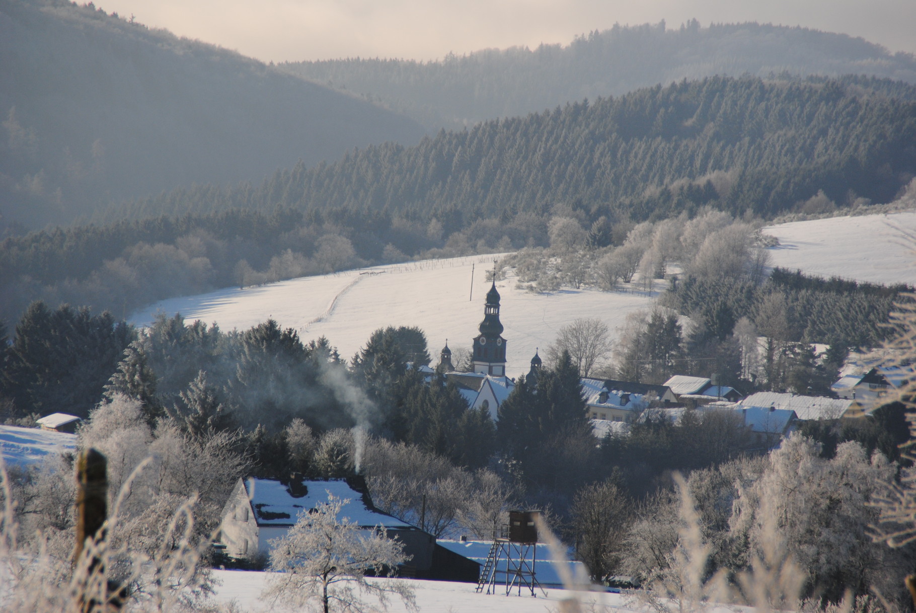 Blick auf Züsch