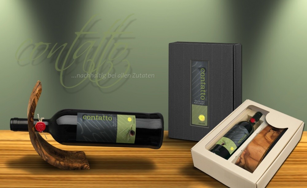 Olivenöl-Premiumverpackung