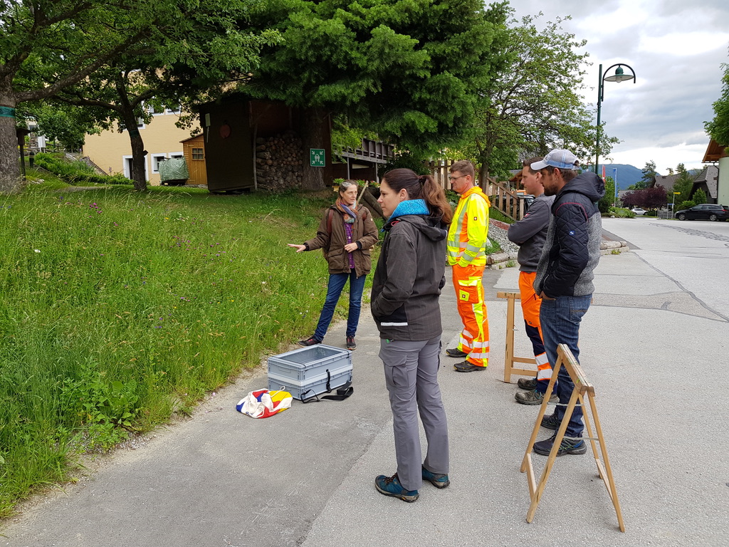 Besprechung der 1. Böschung in St. Michael