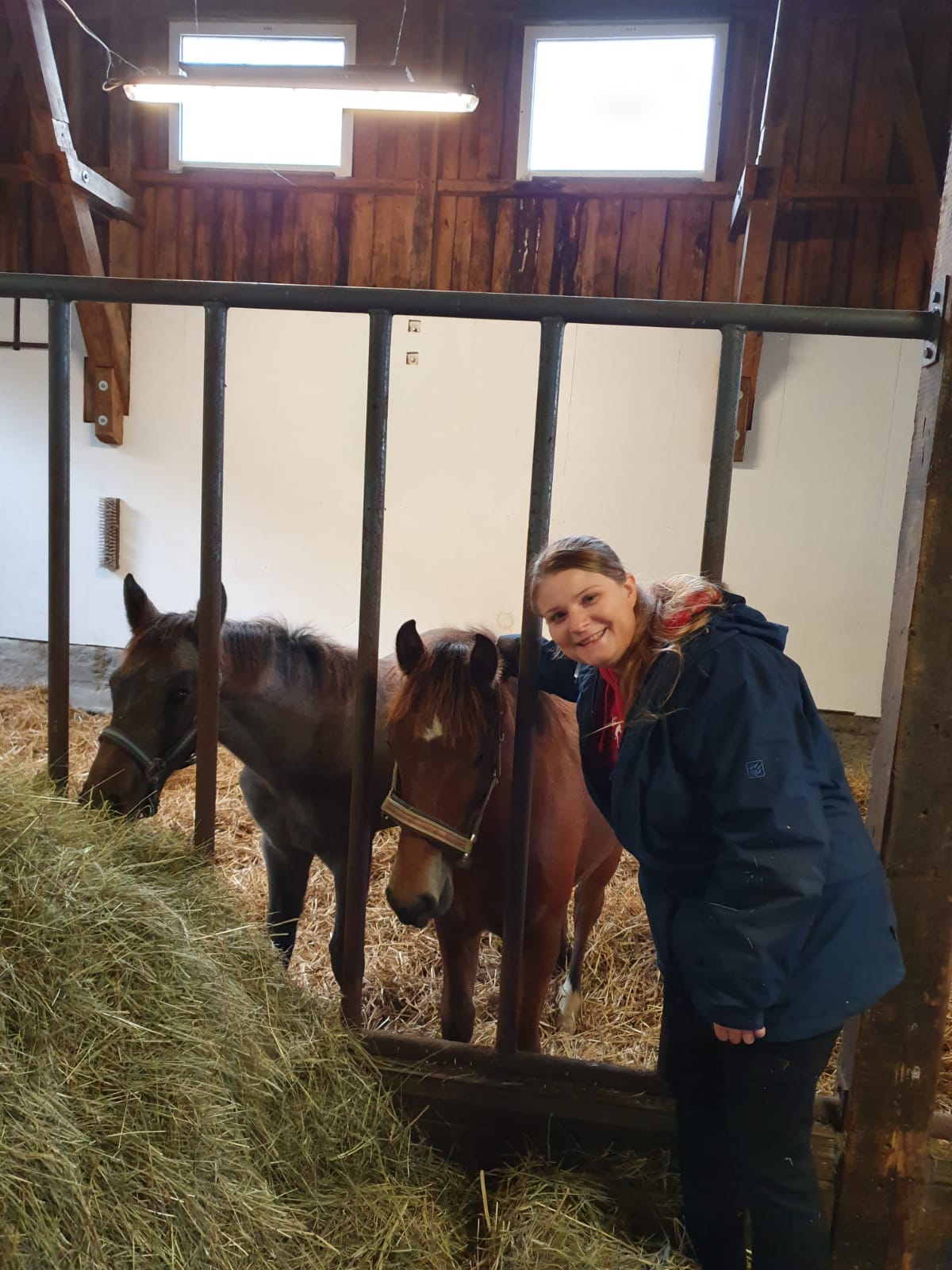  Lena mit ihrem Highlight (aus der Jonenherde ) 