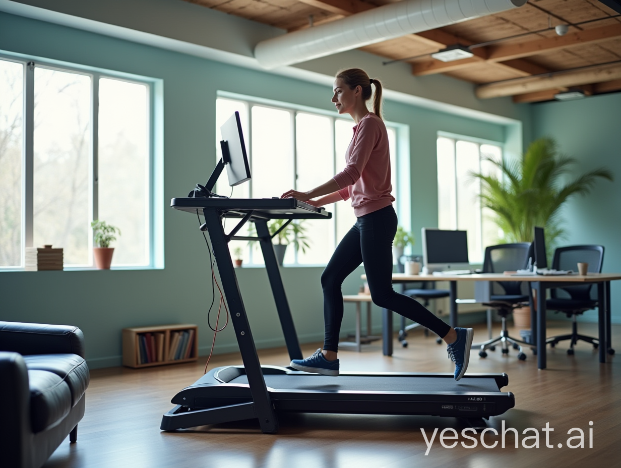 Arbeitssicherheit von Laufbändern unter Schreibtischen